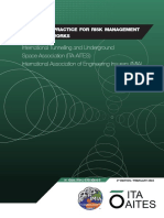 EP62 A CODE OF PRACTICE FOR RISK MANAGEMENT OF TUNNEL WORKS 3rd Edition Feb 2023