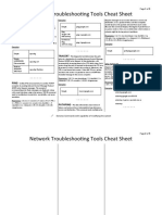 Network Commands Cheat Sheet