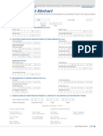 Balance Sheet Abstract