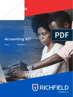 Accounting 621: Year 2 Semester 1