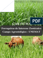 Cartilha Forrageiras de Interesse Zootécnico - 2019