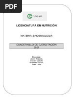 Cuadernillo de Ejercitacion Epidemiologia Unlam - 2021 - 1