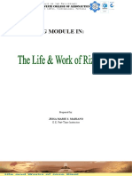 Gec 4109 The Life and Work of Rizal Prelim Module No. 4