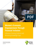 Women's Economic Empowerment Through Financial Inclusion: A Review of Existing Evidence and Remaining Knowledge Gaps