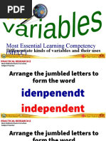 The Variables