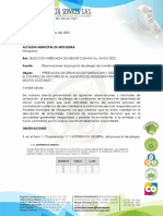 Observaciones Mosquera Fumigación.