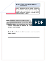 Guía 4 - ¿Por Qué Son Importantes Los Servicios?: Objetivo Aprendizaje