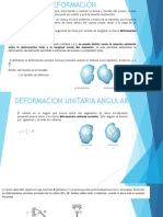 Deformacion Unitaria y Angular