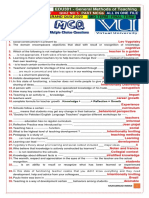 EDU301 - General Methods of Teaching (QUIZ 1-2-3) (PAST GRAND QUIZ) (MID TERM MCQS) FINAL TERM (ALL IN ONE FILE)