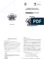 Primera Etapa: Gobierno Del Estado Secretaria de Educacion