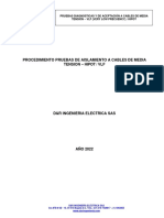 Procedimiento Pruebas de Aislamiento A Cables de Media Tension - Hipot / VLF