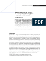 Vinculação Dos Adolescentes e Jovens Adultos