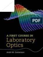 Andri M. Gretarsson - A First Course in Laboratory Optics-Cambridge University Press (2021)