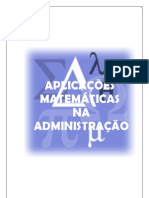 Aplicações Matemáticas Na Administração