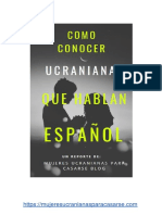 Como Conocer Ucranianas Que Hablen Español PDF