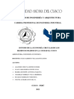 Estudio de La Economía Circular de Los Residuos Sólidos en La Ciudad Del Cusco