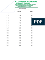 Kunci Jawaban - Pre Test