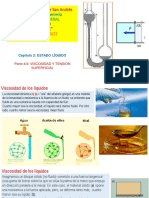 CAP 2 ESTADO LIQUIDO. Parte 4 Viscosidad y Tensión Superficial