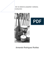 Los Géneros de La Música Popular Cubana. Su Origen y Evolución