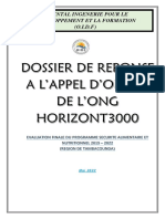 Dossier D'appel D'offres Horizont3000