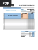 Registro de Asistencia de Huayobamba