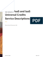 Oracle Paas and Iaas Universal Credits Service Descriptions: Effective Date: 08-December-2022