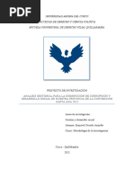 Universidad Andina Del Cusco Facultad de Derecho Y Ciencia Politica Escuela Profesional de Derecho Filial Quillabamba