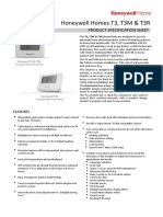 Honeywell t3 Spec Sheet