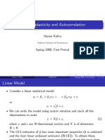 Heteroskedasticity and Autocorrelation