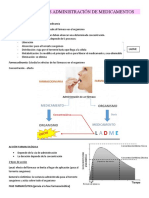 Generalidades Administración de Medicamentos: Farmacocinética