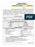 Ordem de Serviço Segurança Do Trabalho Função: Eletricista de Força E Controle Cbo 9511-05