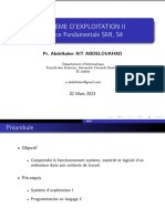 Systeme D'Exploitation Ii Licence Fondamentale SMI, S4: Pr. Abdelkaher AIT ABDELOUAHAD