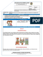 Conceptualizacion de La Temática "Trabajo en Casa ": Semana 7 Civilización Azteca