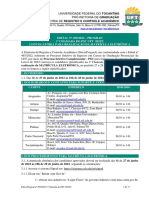 Edital Prograd #495 - 2022 Convocatória para Matrícula 1 Chamada PSC 2022 - 2