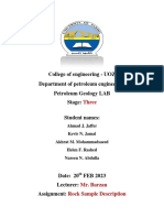 Geology LAB Report