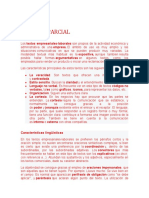 Segundo Parcial: Características Lingüísticas