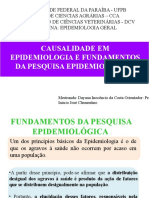 Causalidade em Epidemiologia E Fundamentos Da Pesquisa Epidemiológica