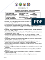 Exam IA 6 - Tools and Their Functions Part 3