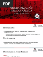 Monitorización Hemodinámica: Dr. Felipe J. Lillo Araya