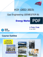 SEE4121 (2023) - Basic Gas Engineering & Energy Market - Lecture 1 - 9 Jan 2023