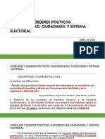 2022 Cuarta Unidad Deberes y Derechos Politicos