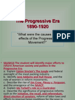 The Progressive Era 1890-1920