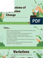 Mechanisms of Population Change