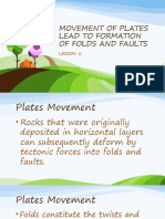 Movement of Plates Lead To Formation of Folds and Faults: Lesson 5