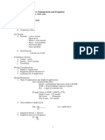 ABE002: Intro To Water Management and Irrigation