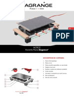 Instructions Notice: Raclette Pierre Elegance