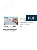 Tributacion: Contaduria Pública