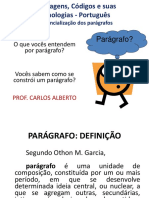 Sequencialização Dos parágrafos-ALUNO