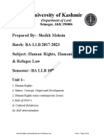 Human Rights - Unit 1 - Sheikh Mohsin