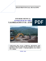 Informe Mensual Enero - Supervision